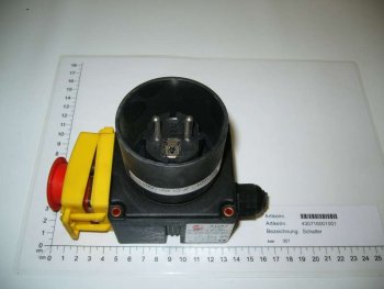Schalter Stecker Kombination für Brennholz-Wippsäge EINHELL 230V KEDU KOA7-230