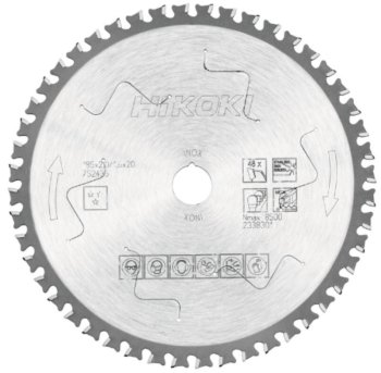 HM-Metall-Kreissägeblatt 185mm Stahl