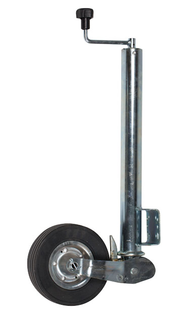 Bruder Baugeräte - Stützrad für Anhänger und Wohnwagen Rohr 60mm